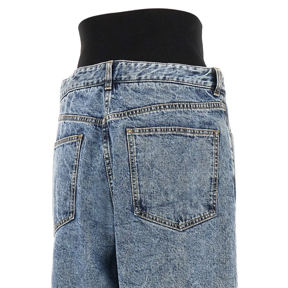 oversized_jeans_with_knit_3.webp Best Oversized jeans with knitted waistband Jeans