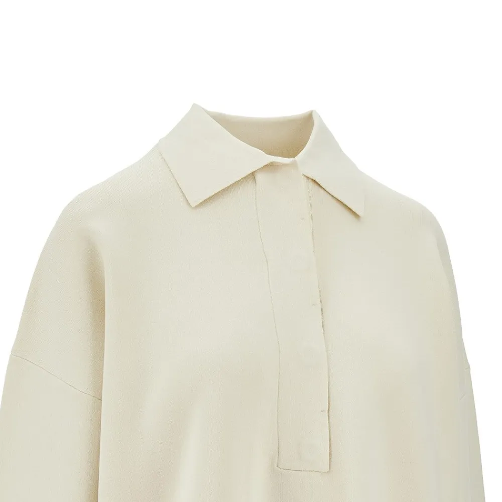 oversized_knitted_polo_sh_1.webp Online Oversized knitted polo shirt Knitwear