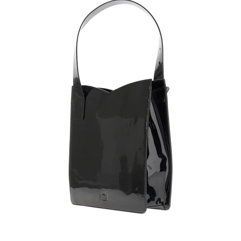 patent_leather_iron_tote__1-1.webp Online Patent leather 'Iron' tote bag Top-Handle Bags | Shoulder Bags