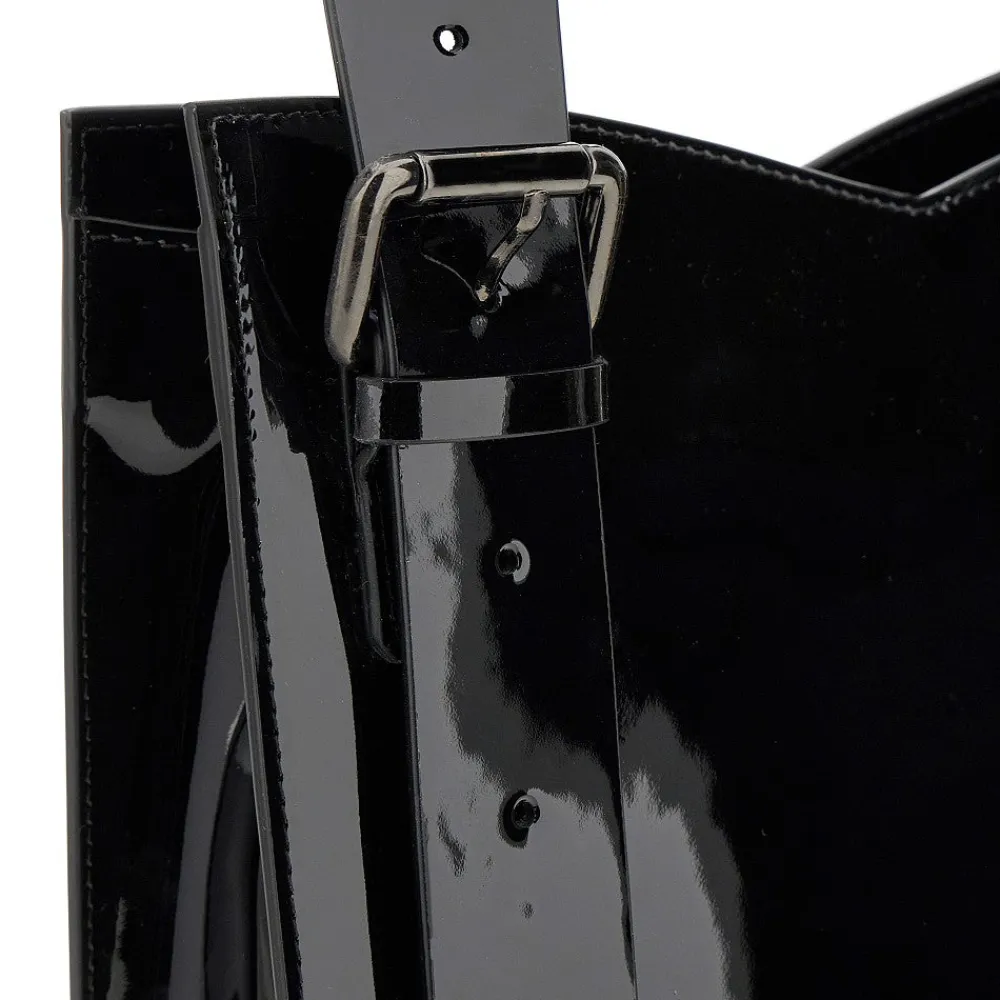 patent_leather_iron_tote__3-1.webp Online Patent leather 'Iron' tote bag Top-Handle Bags | Shoulder Bags