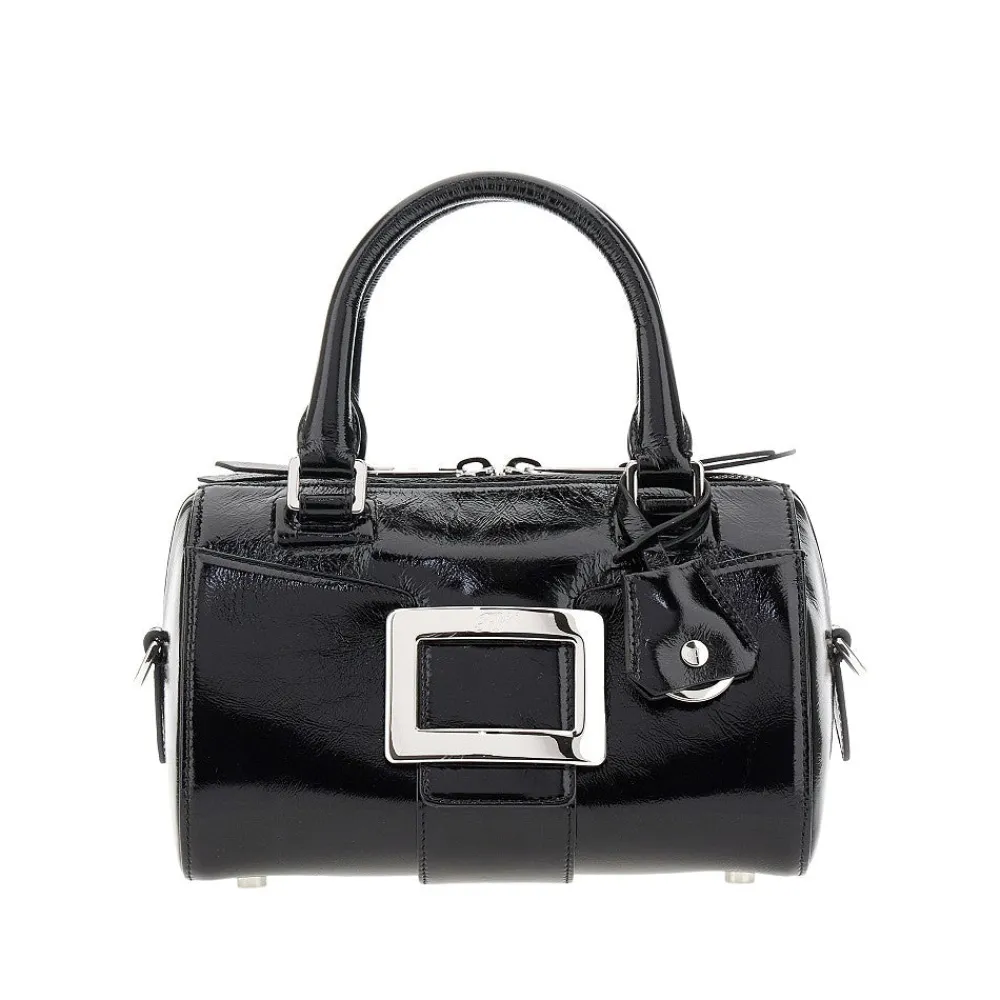 patent_leather_mini_belle_0.webp Sale Patent leather Mini Belle Vivier bowling bag Top-Handle Bags | Crossbody Bags