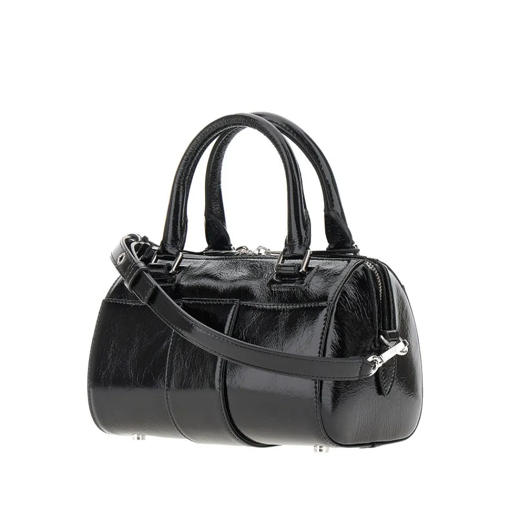 patent_leather_mini_belle_1.webp Sale Patent leather Mini Belle Vivier bowling bag Top-Handle Bags | Crossbody Bags