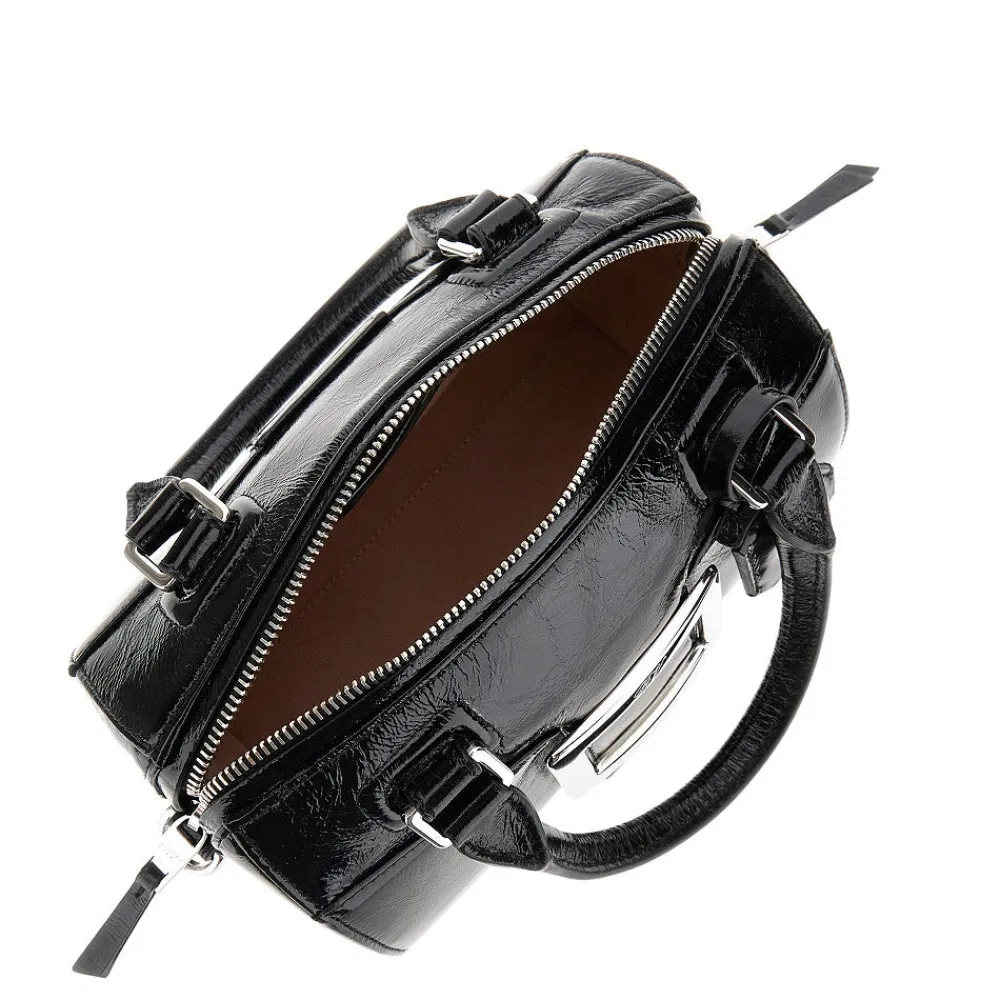 patent_leather_mini_belle_2.webp Sale Patent leather Mini Belle Vivier bowling bag Top-Handle Bags | Crossbody Bags