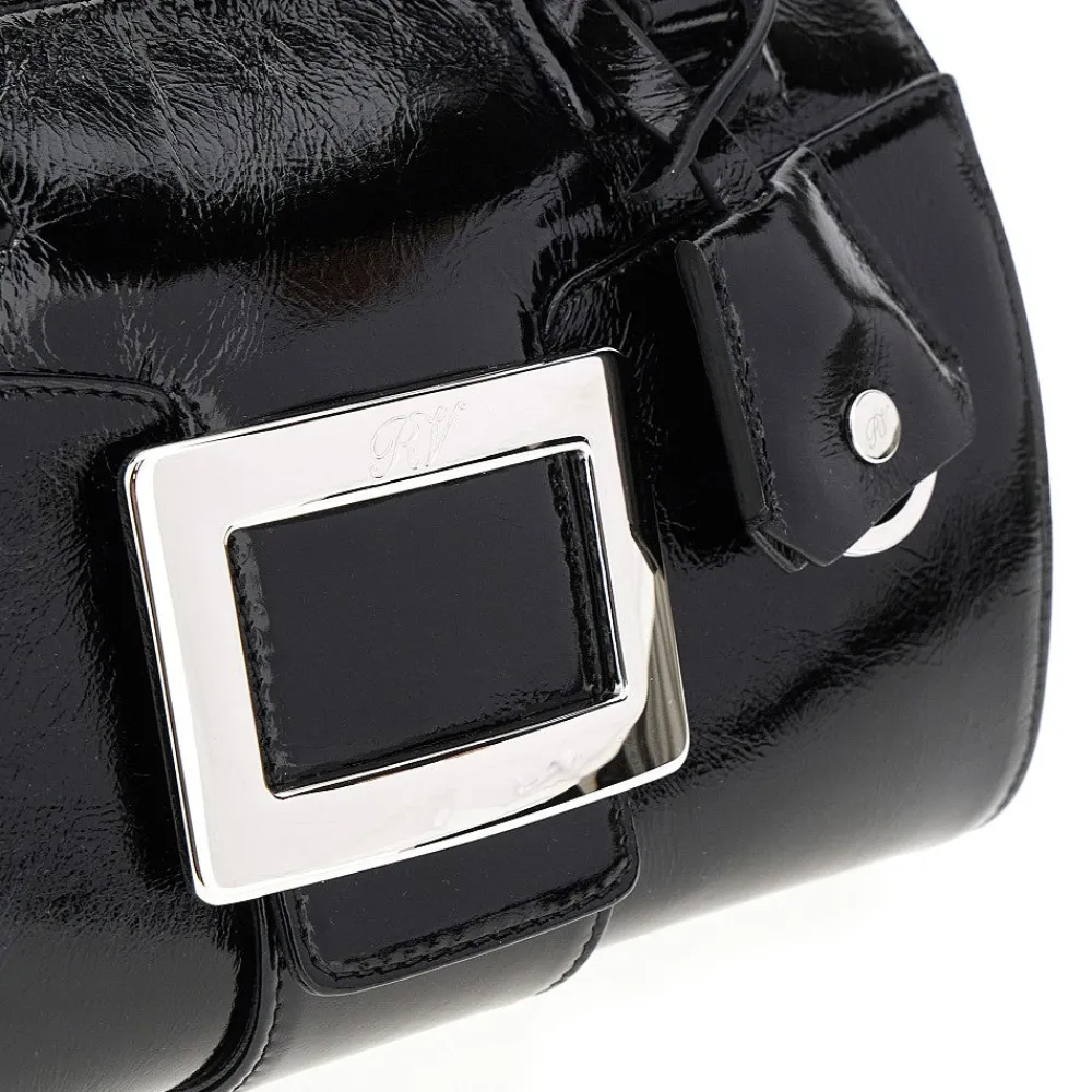 patent_leather_mini_belle_3.webp Sale Patent leather Mini Belle Vivier bowling bag Top-Handle Bags | Crossbody Bags