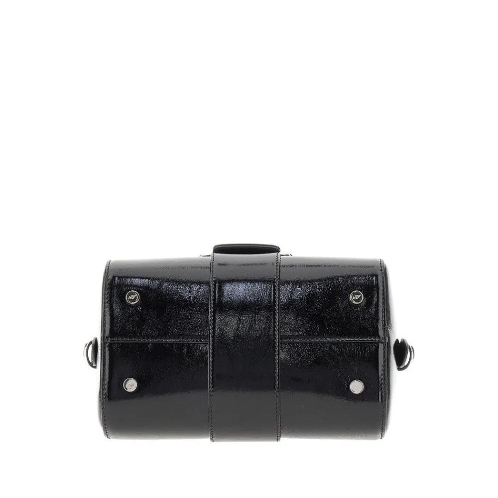 patent_leather_mini_belle_4.webp Sale Patent leather Mini Belle Vivier bowling bag Top-Handle Bags | Crossbody Bags
