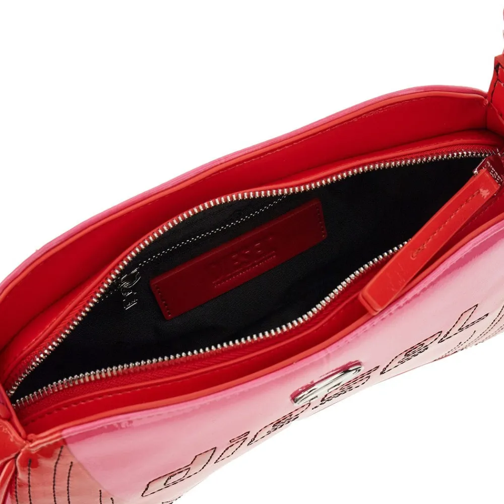 play_shoulder_bag_with_bi_2.webp Outlet Play' shoulder bag with biker details Shoulder Bags