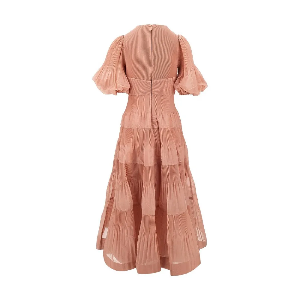 pleated_anklelength_dress_2.webp Clearance Pleated ankle-length dress Dresses
