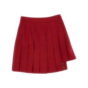 Sale Pleated flannel mini skirt Kids Clothing