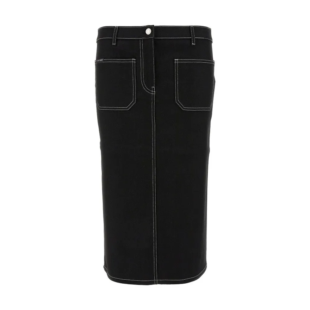 pocket_denim_kneelength_s_0.webp Best 2-Pocket denim knee-length skirt Skirts