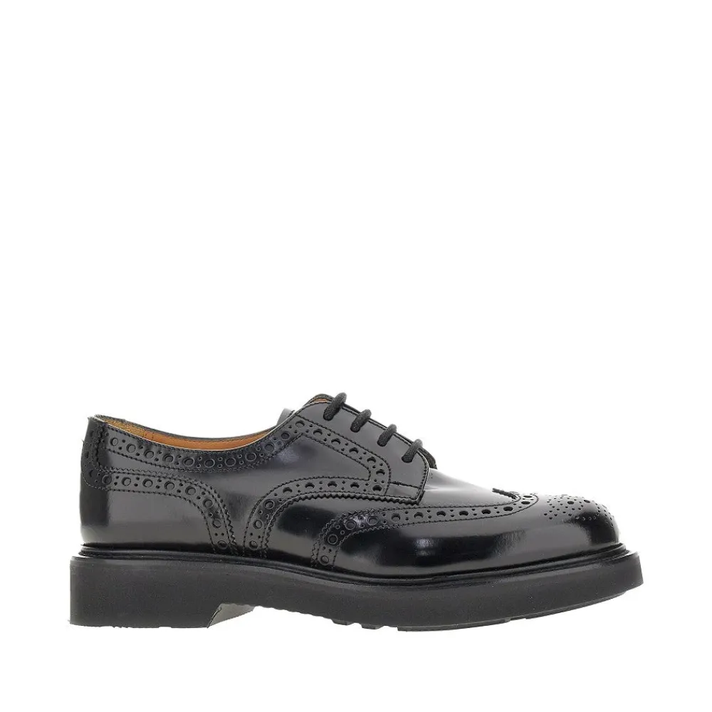 polished_leather_norwich__0.webp Fashion Polished leather 'Norwich' derby shoes Lace-Up Shoes