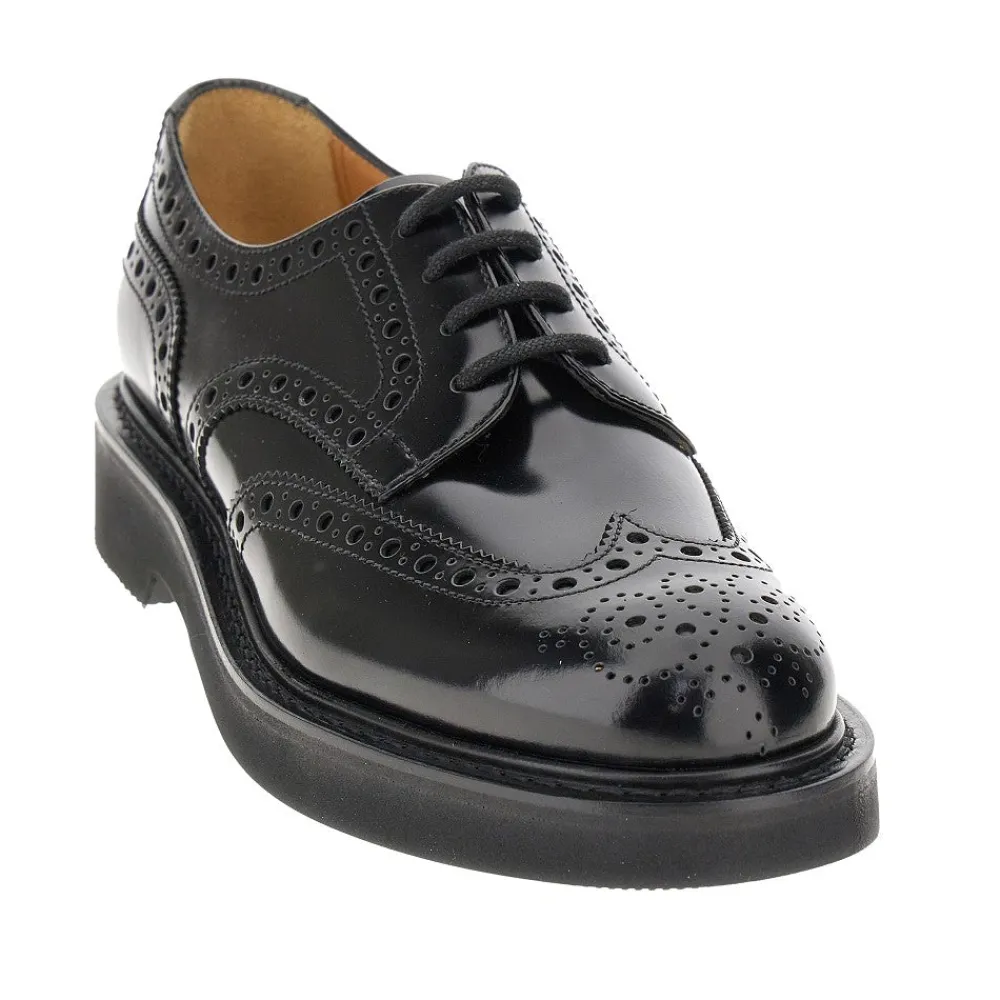 polished_leather_norwich__1.webp Fashion Polished leather 'Norwich' derby shoes Lace-Up Shoes