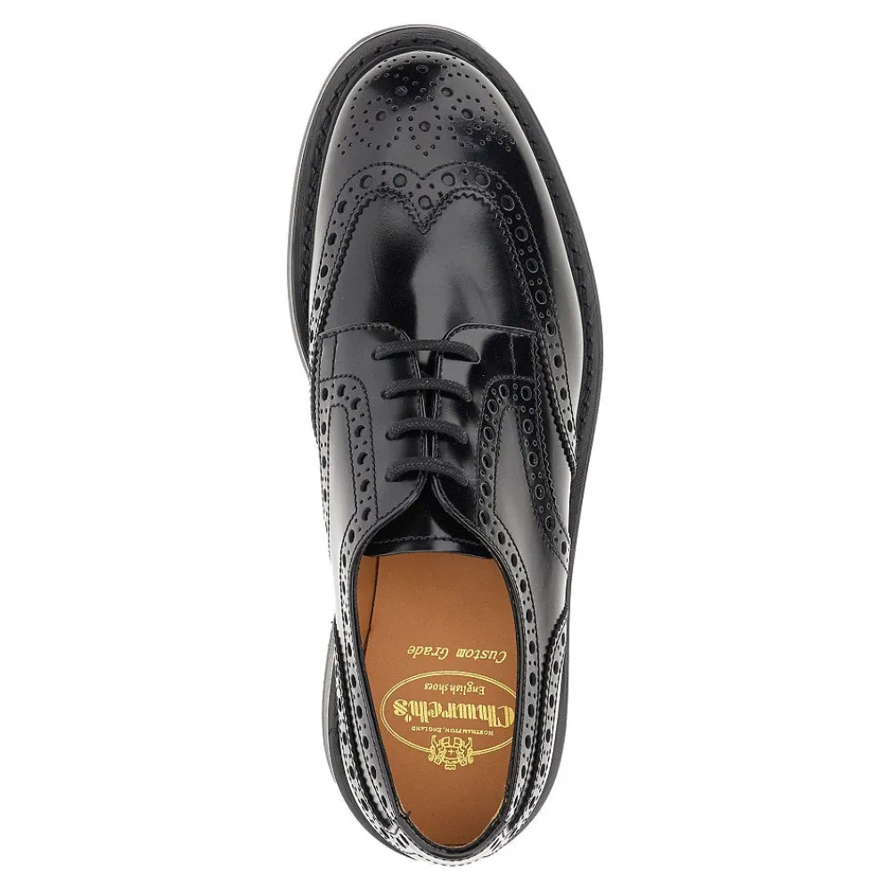 polished_leather_norwich__3.webp Fashion Polished leather 'Norwich' derby shoes Lace-Up Shoes