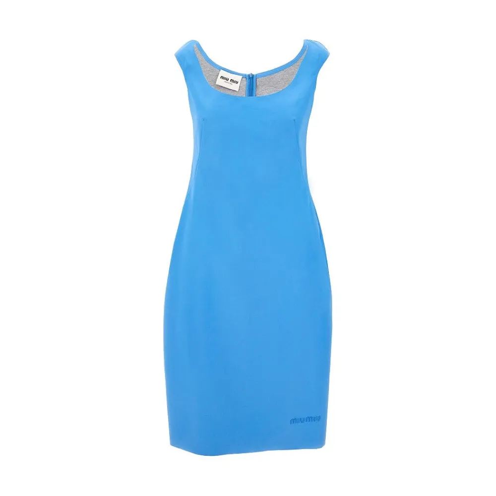 poplin_and_jersey_dress_w_0.webp Online Poplin and jersey dress with logo emnbroidery Dresses