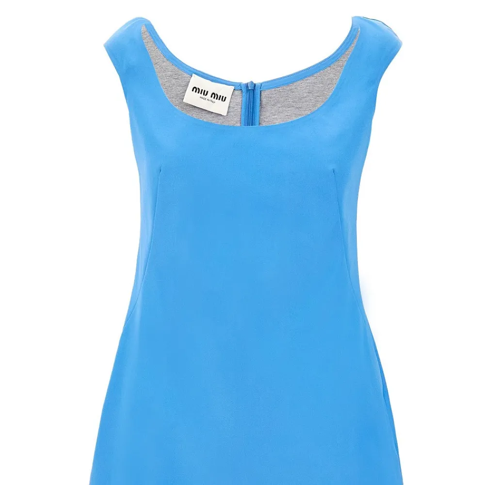 poplin_and_jersey_dress_w_1.webp Online Poplin and jersey dress with logo emnbroidery Dresses