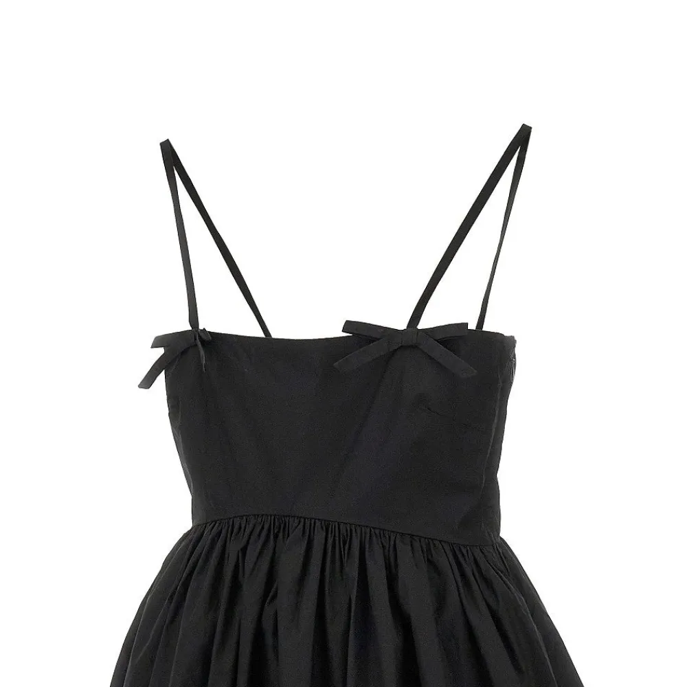 poplin_mini_dress_with_bo_1.webp Sale Poplin mini dress with bows Dresses