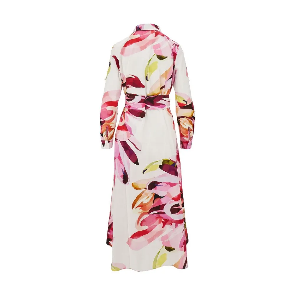 printed_cotton_midi_shirt_2.webp Outlet Printed cotton midi shirt dress Dresses