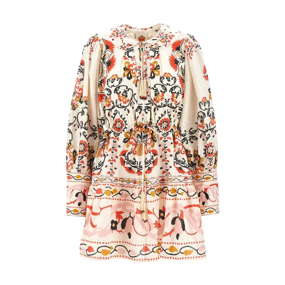 printed_muslin_mini_dress_0.webp Online Printed muslin mini dress Dresses
