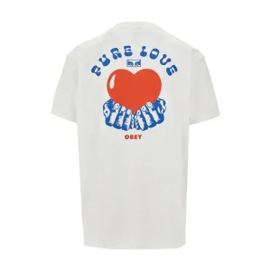Hot Pure Love' print T-shirt T-Shirts And Polo Shirts