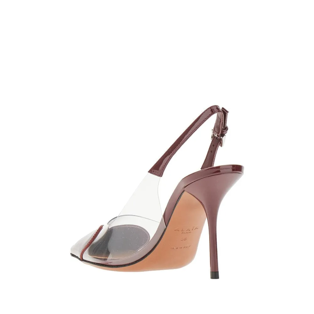 pvc_and_leather_le_coeur__2.webp Online PVC and leather 'Le Coeur' slingback pumps Heeled Shoes