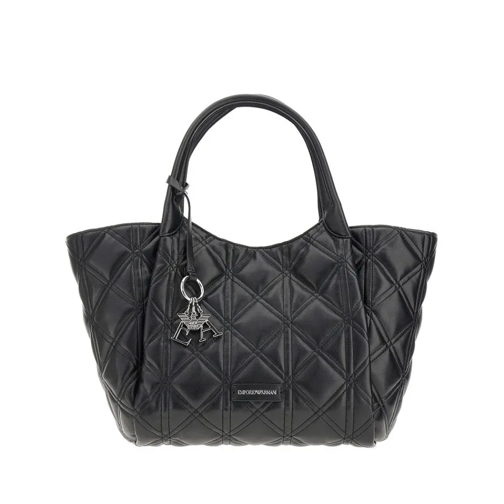quilted_faux_nappa_leathe_0.webp Sale Quilted faux nappa leather shopping bag Shopping Bags