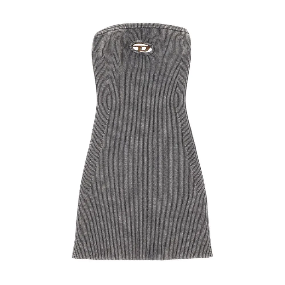 ribbed_mini_dress_with_ov_0.webp Discount Ribbed mini dress with Oval D inlay Dresses