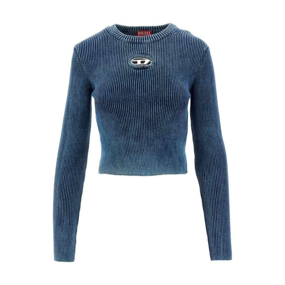 ribbed_top_with_oval_d_in_0.webp Discount Ribbed top with Oval D insert Knitwear