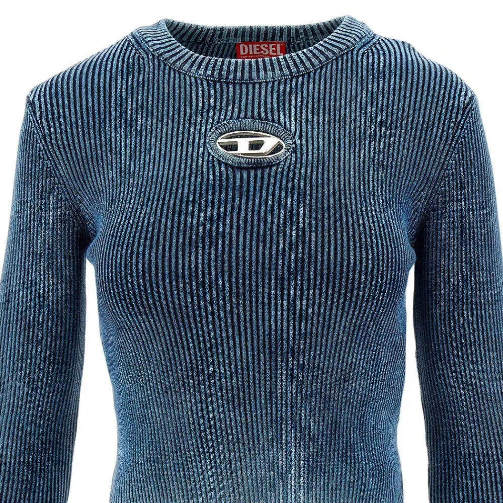 ribbed_top_with_oval_d_in_1.webp Discount Ribbed top with Oval D insert Knitwear