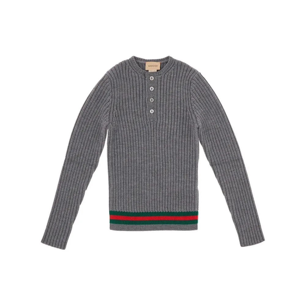 ribbed_wool_sweater_with__0.webp Discount Ribbed wool sweater with Web motif Kids/BOY Clothing