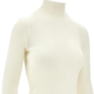 Hot Ribbed wool turtleneck top Knitwear