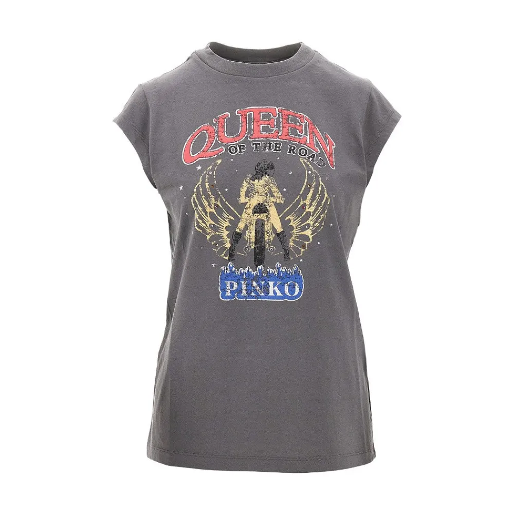rider_queen_print_tshirt_0.webp Best Rider Queen' print T-shirt Tops