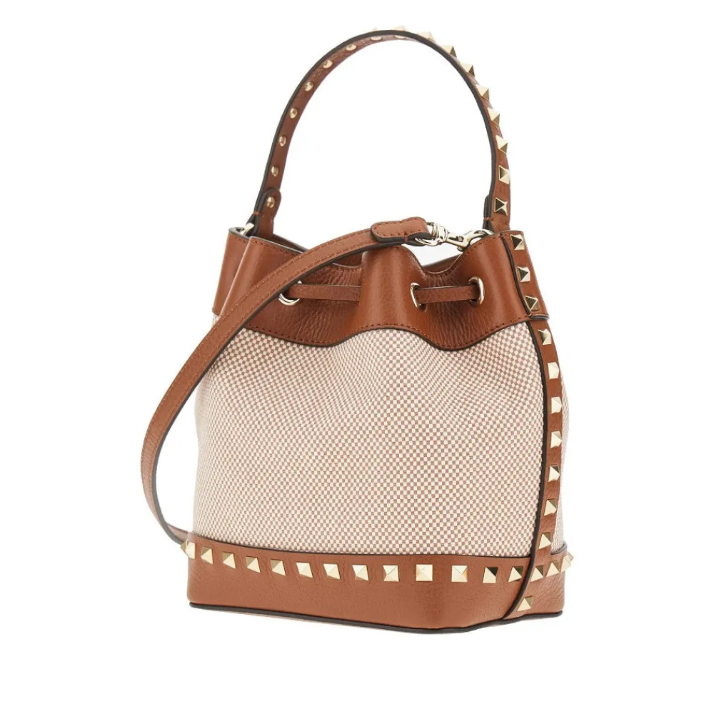 rockstud_canvas_bucket_ba_1.webp Best Rockstud' canvas bucket bag Top-Handle Bags | Crossbody Bags