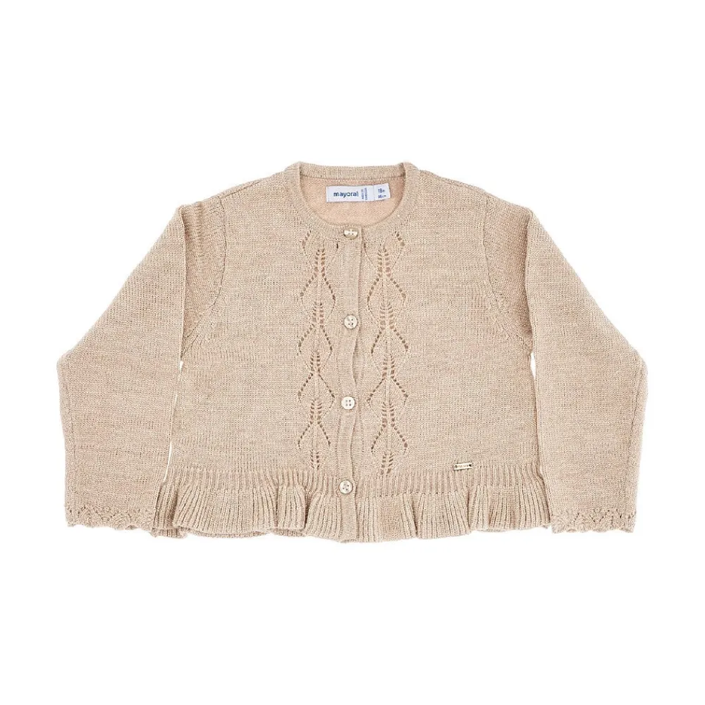 ruffled_lurex_knit_cardig_0.webp Discount Ruffled lurex knit cardigan Kids Clothing