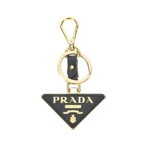 Online Saffiano leather logo key-ring Glasses And Other Accessories