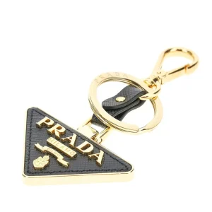 Online Saffiano leather logo key-ring Glasses And Other Accessories