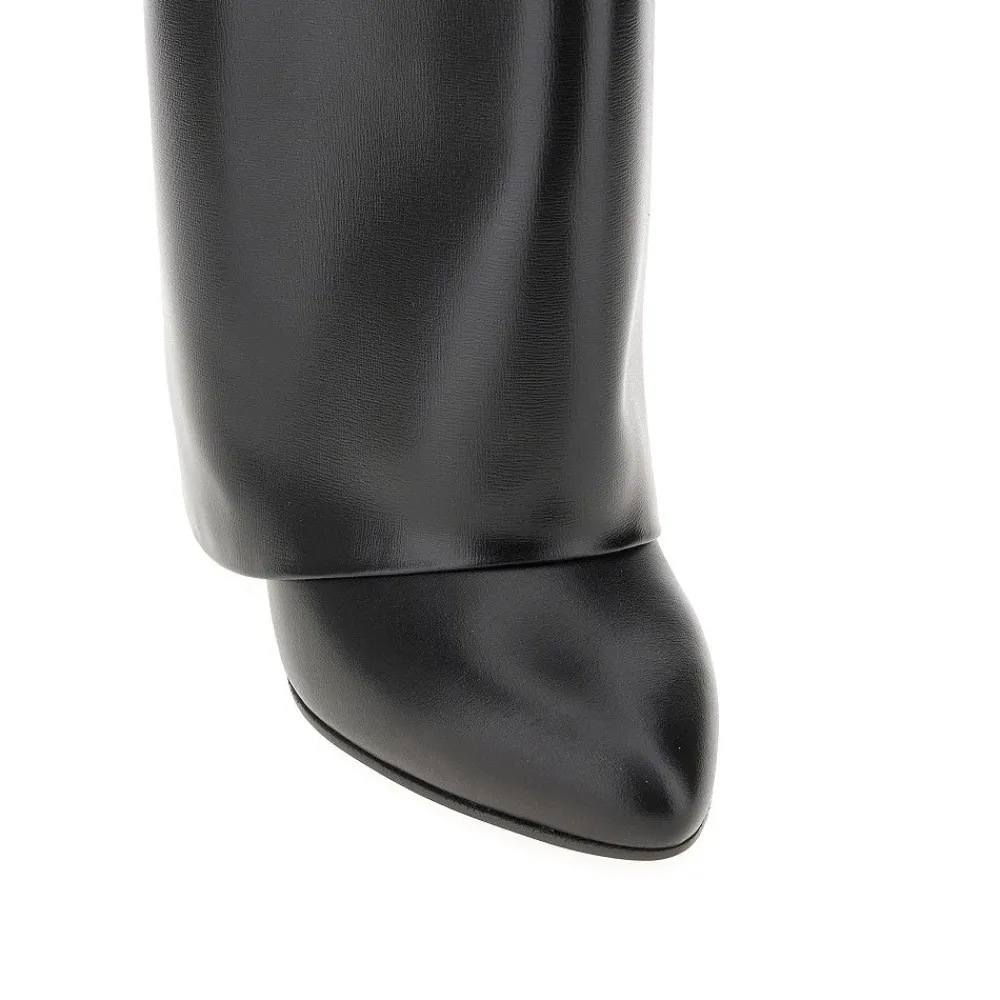 shark_lock_leather_boots_1.webp Outlet Shark Lock' leather boots Boots And Ankle Boots