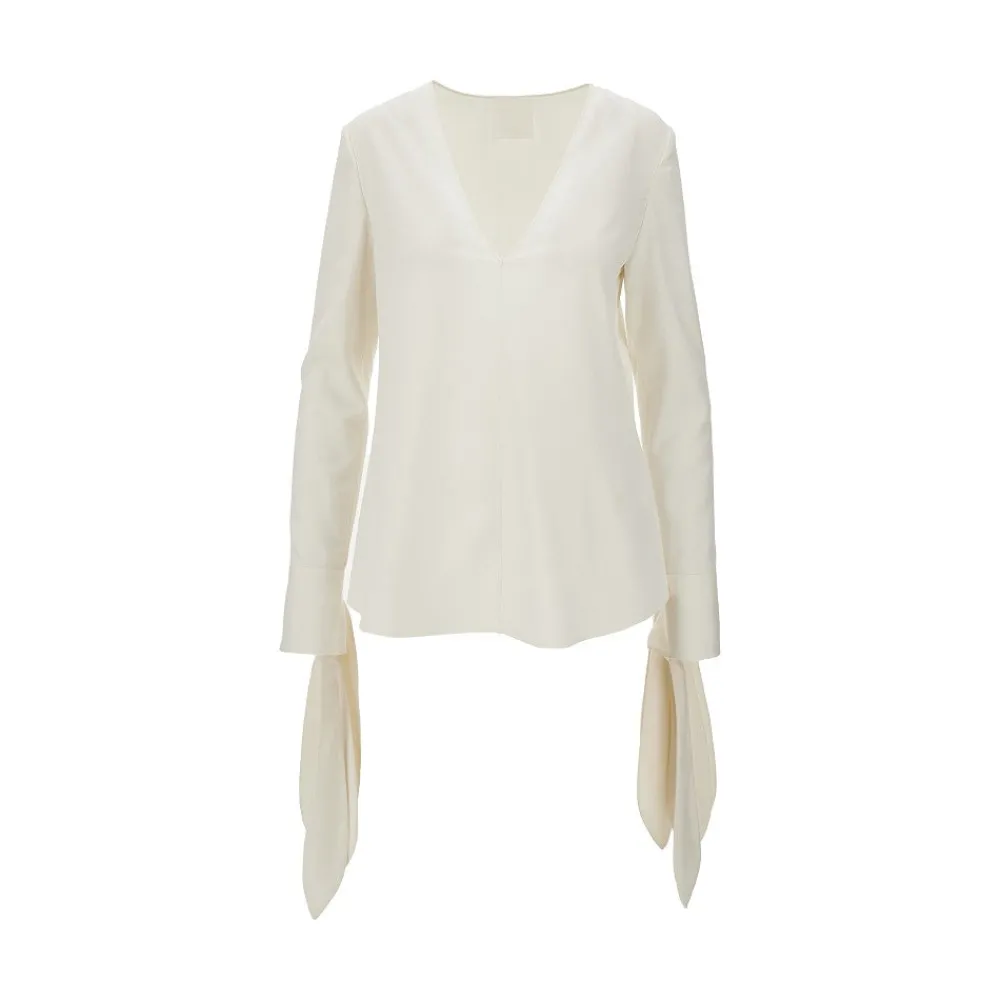 silk_blouse_with_knotted__0.webp New Silk blouse with knotted cuffs Tops