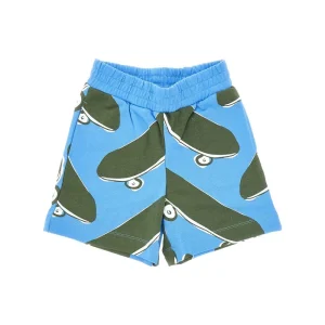 Online Skateboard print sweatshorts Kids/BOY Clothing