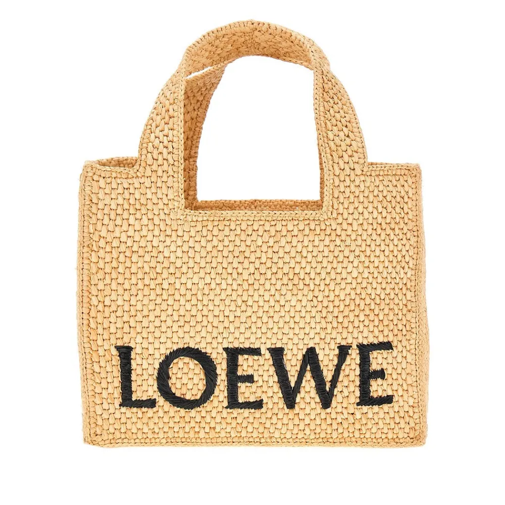 small_raffia_tote_bag_wit_0.webp New Small raffia tote bag with logo Top-Handle Bags | Crossbody Bags