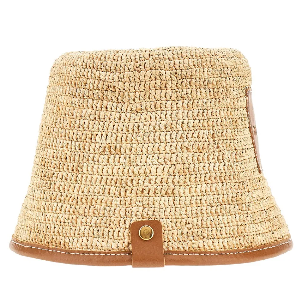 soli_raffia_bucket_hat_1.webp Outlet Soli' raffia bucket hat Hats And Gloves