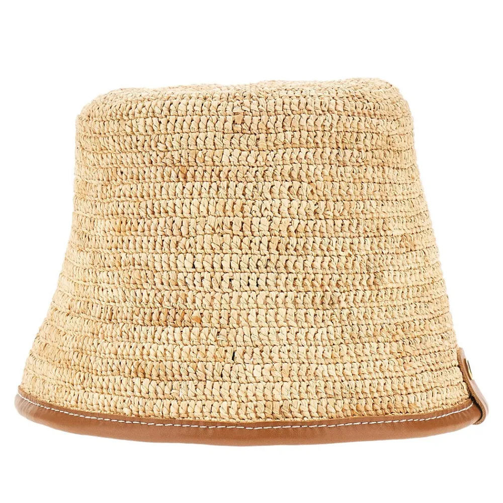 soli_raffia_bucket_hat_2.webp Outlet Soli' raffia bucket hat Hats And Gloves