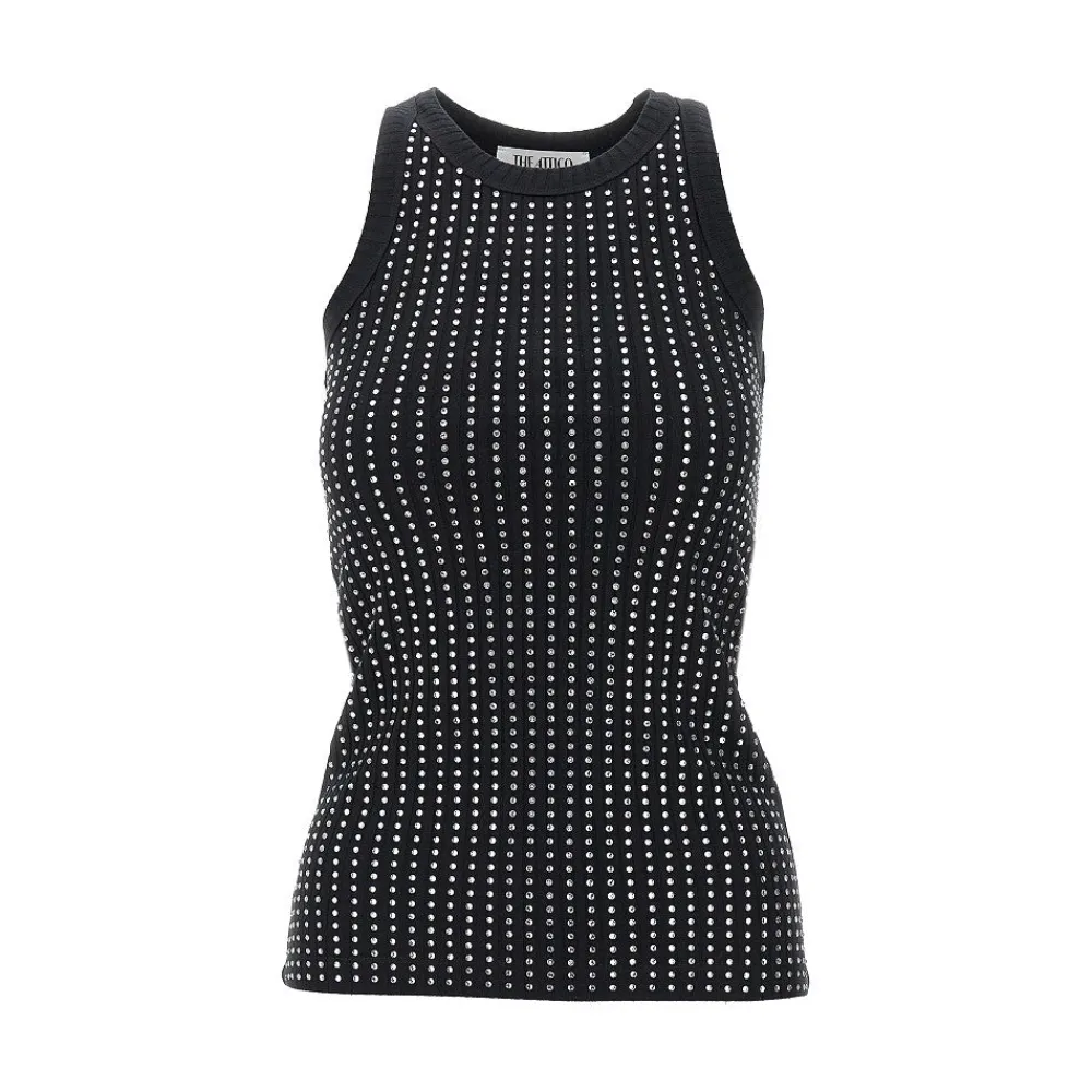 strassembellished_ribbed__0.webp Hot Strass-embellished ribbed tank top Tops