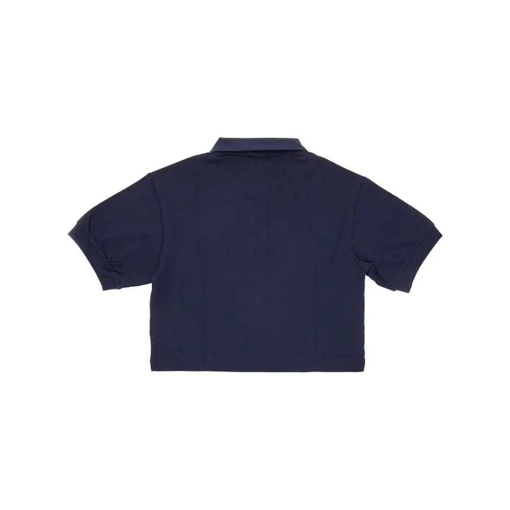 stretch_jersey_cropped_po_1.webp Outlet Stretch jersey cropped polo shirt Kids Clothing