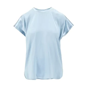 Outlet Stretch silk blouse Tops