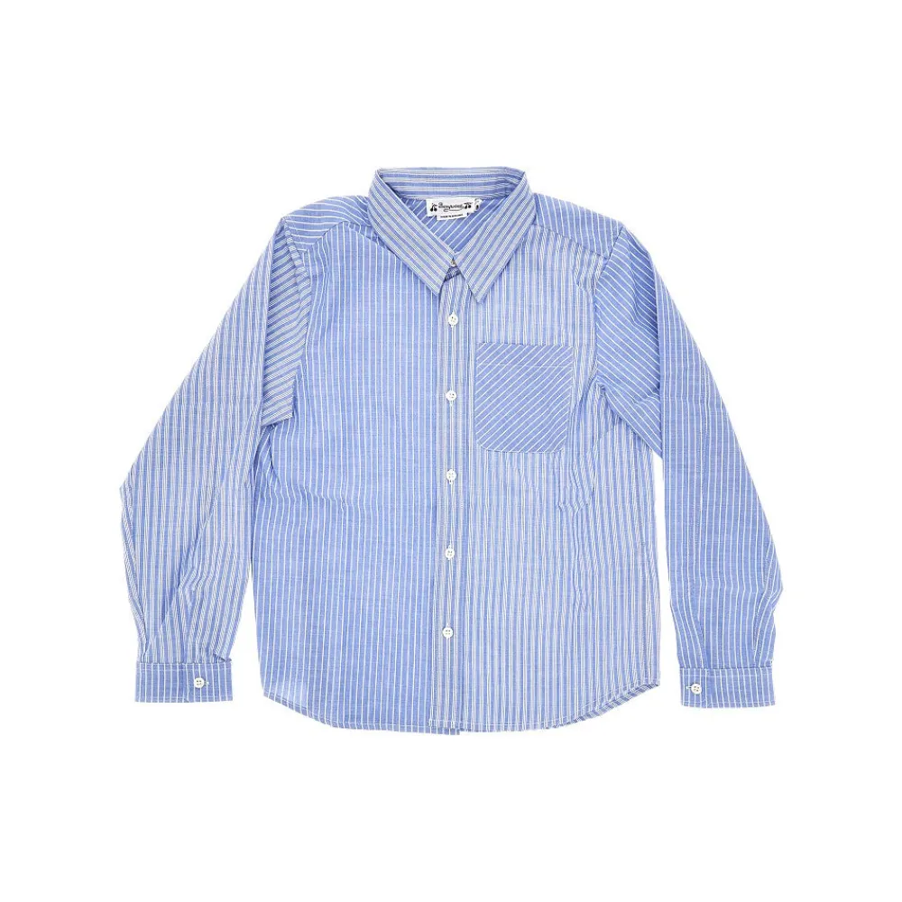 striped_patchwork_cotton__0.webp Hot Striped patchwork cotton shirt Kids/BOY Clothing