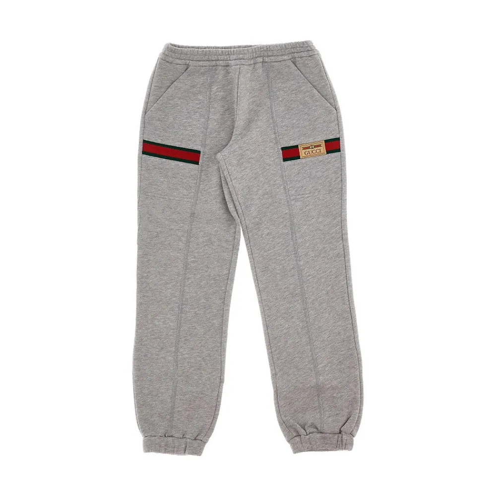 sweatpants_with_web_detai_0.webp Fashion Sweatpants with Web details and logo label Kids/BOY Clothing