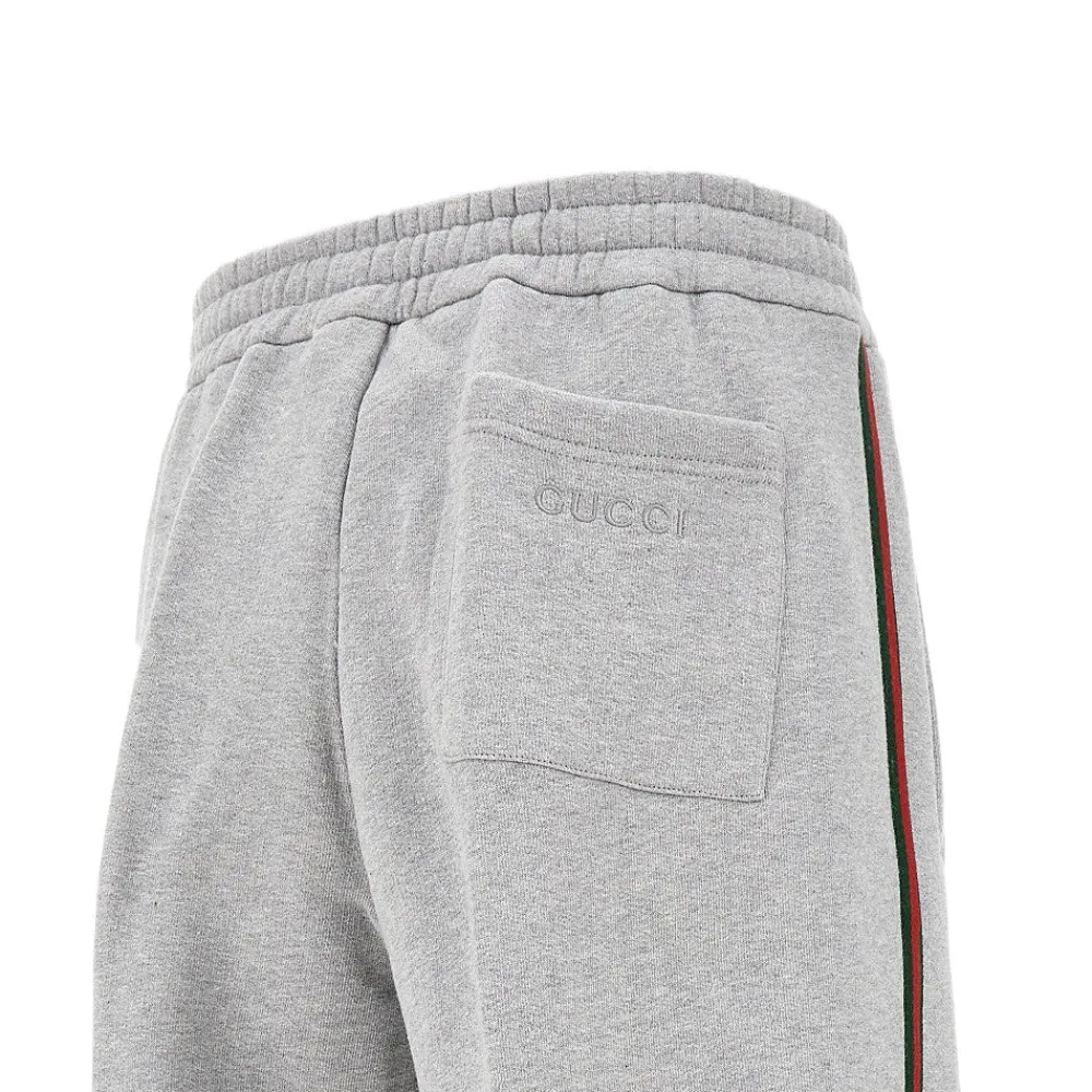 sweatpants_with_web_ribbo_3.webp Hot Sweatpants with Web ribbon trims Pants And Shorts