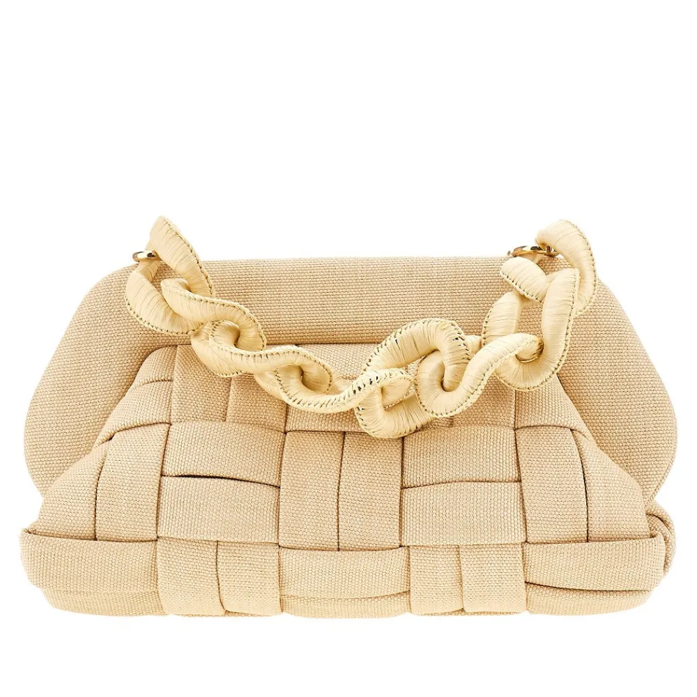 synthetic_straw_bios_clut_0.webp Discount Synthetic straw 'Bios' clutch Clutches