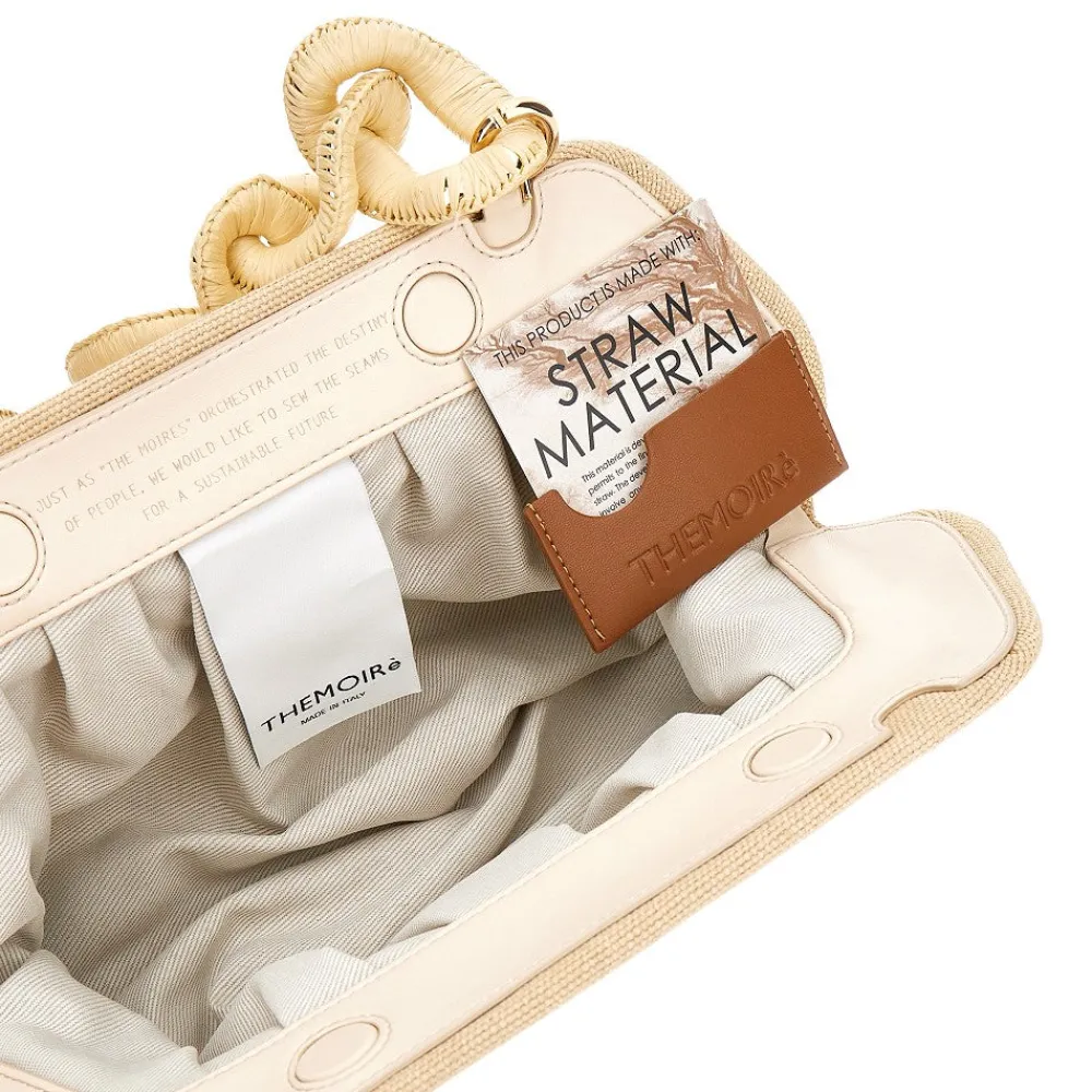 synthetic_straw_bios_clut_2.webp Discount Synthetic straw 'Bios' clutch Clutches
