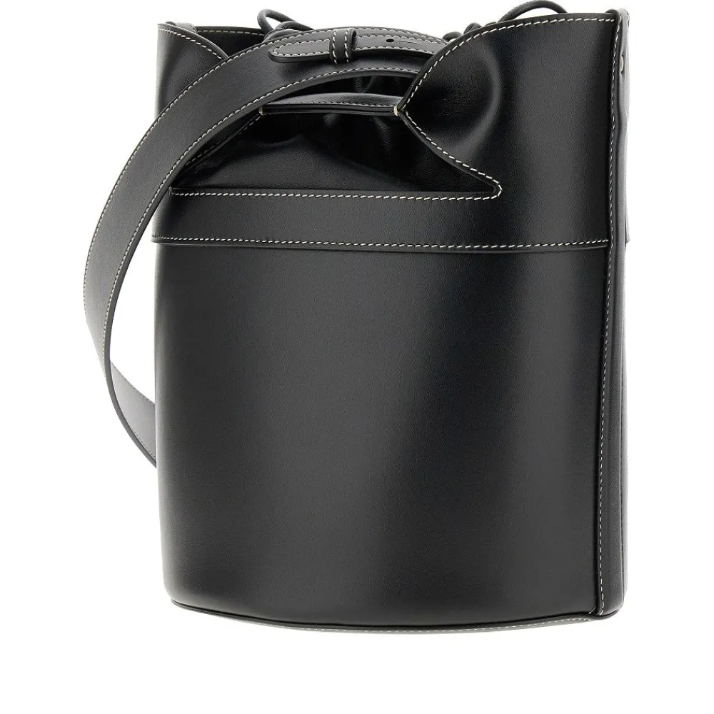 the_bucket_bow_leather_ba_1.webp Best The Bucket Bow' leather bag Shoulder Bags