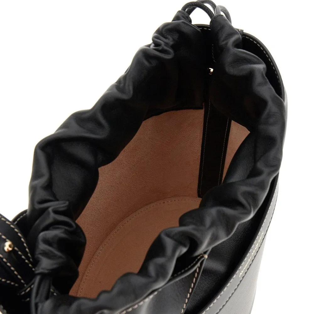the_bucket_bow_leather_ba_2.webp Best The Bucket Bow' leather bag Shoulder Bags